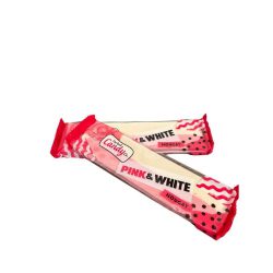 Pink & White Nougat Bar available to buy from Saltire Candy online Scottish sweet shop.
