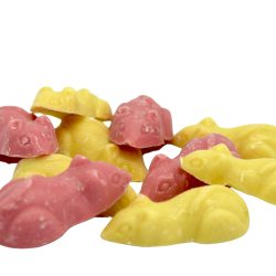 Pink and White Mice available online at Scottish Sweet Shop Saltire Candy